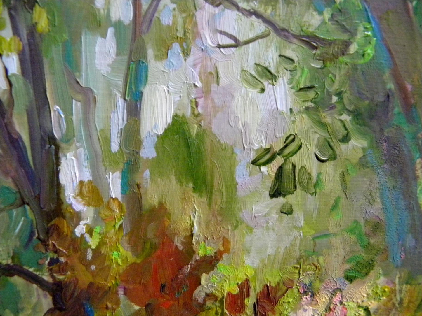 Oil painting Near the lake Anatoly Kymnatny