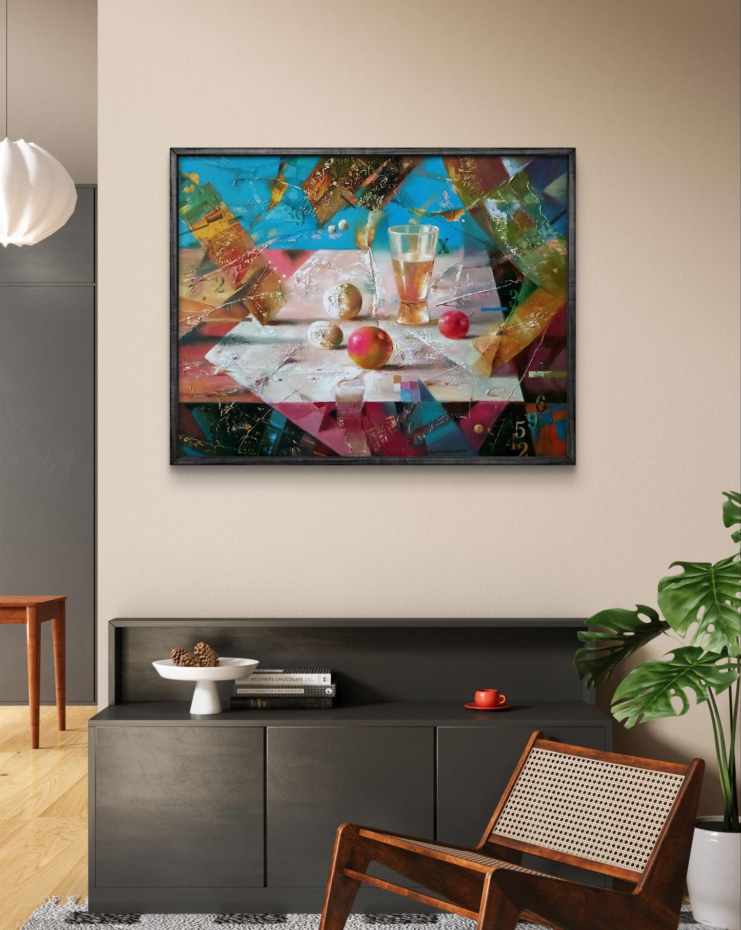 Abstract oil painting Thaw Anatoly Tarabanov