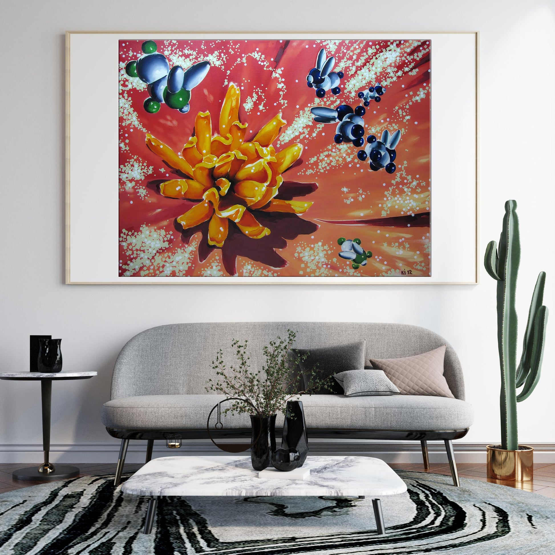 Contemporary Art  Flowers