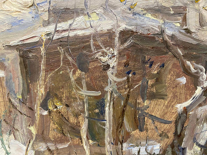 Oil painting Winter Petrashevsky Stanislav Vasilievich