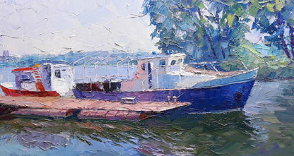 Oil painting Rescuers Serdyuk Boris Petrovich