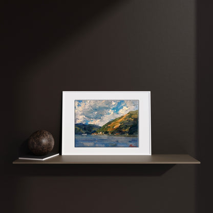 Oil painting flood 