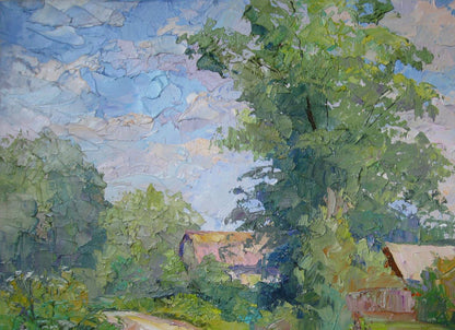 Oil painting Freshness. After the rain Serdyuk Boris Petrovich