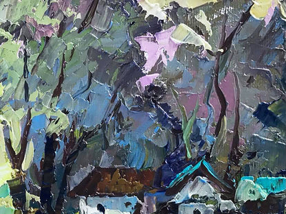 Village landscape Art 