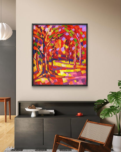 Oil painting Autumn Peter Dobrev