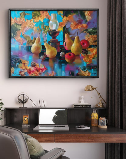 Abstract oil painting Autumn still life Anatoly Tarabanov