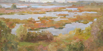 Oil painting Fish lakes Serdyuk Boris Petrovich