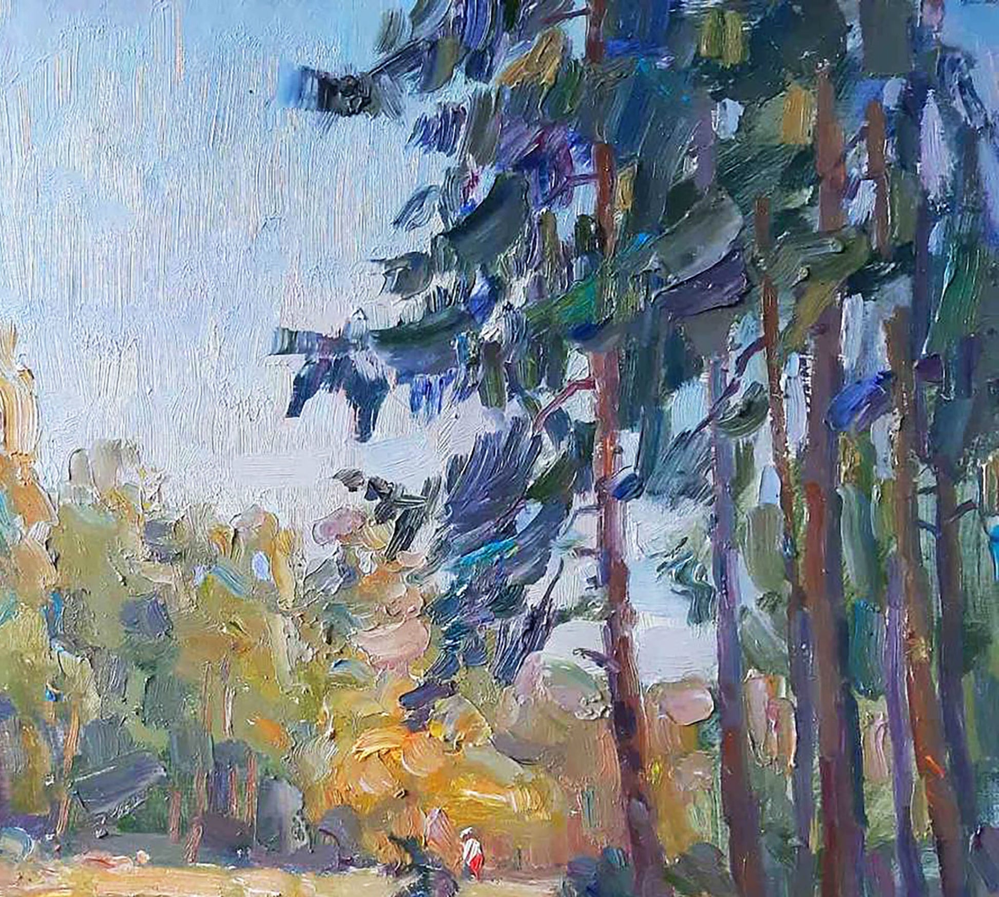Oil Painting Forest Nature Landscape 