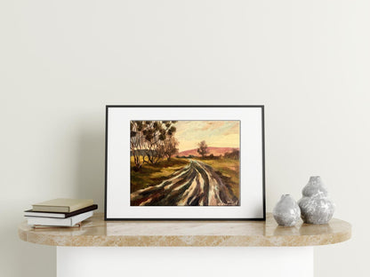 Oil painting Way home Svetlana Gramm