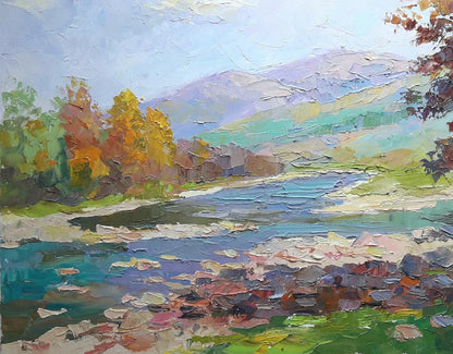 Oil painting Autumn Gold Serdyuk Boris Petrovich