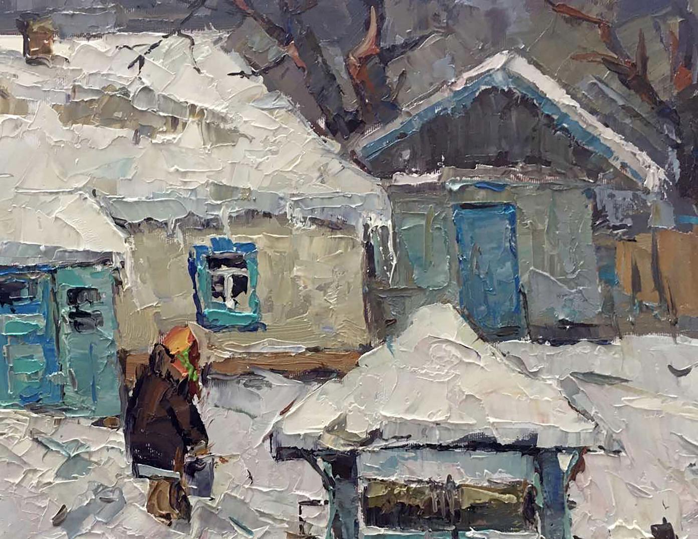 Snowy yard