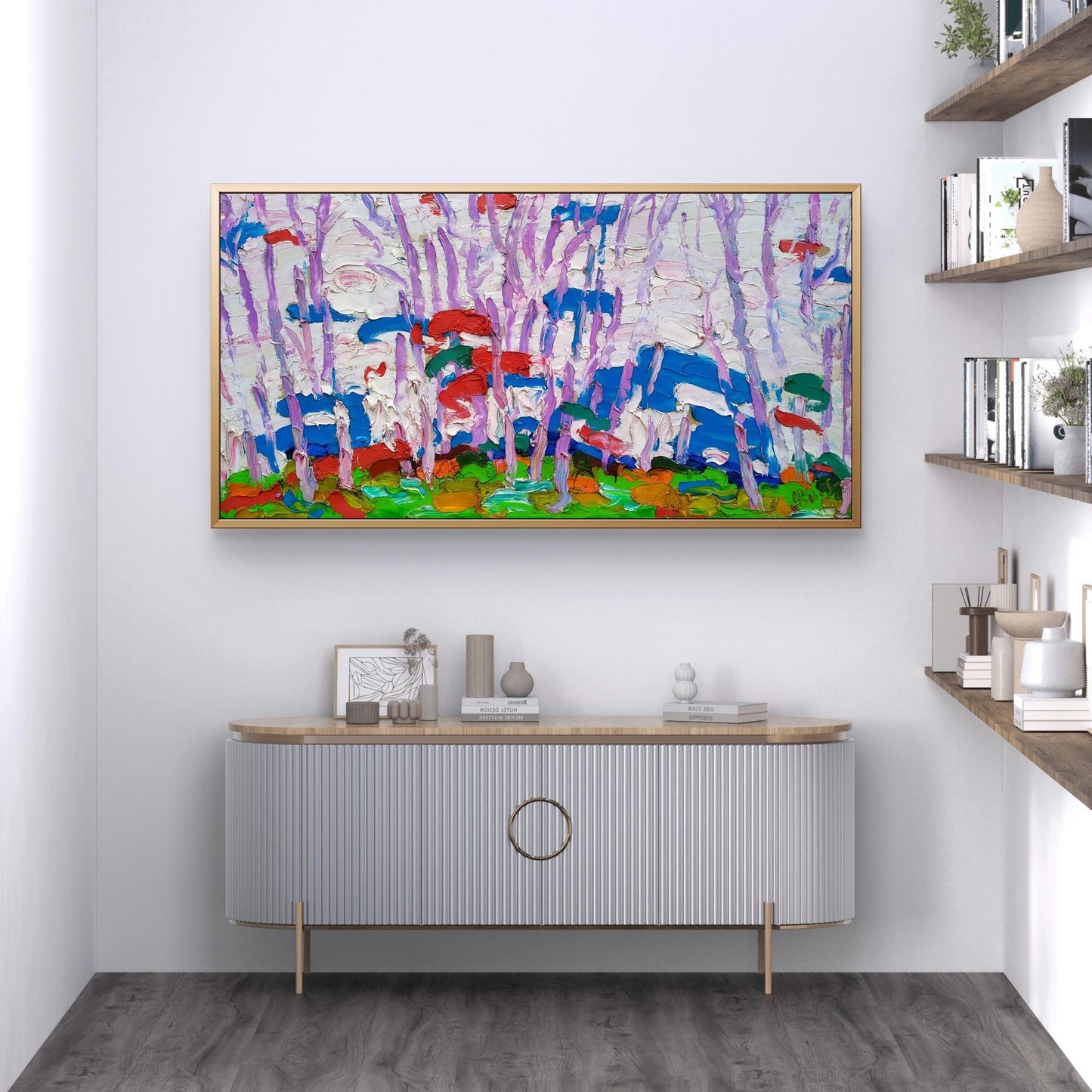 Abstract painting Colors of autumn Oleksiy Dakhnenko