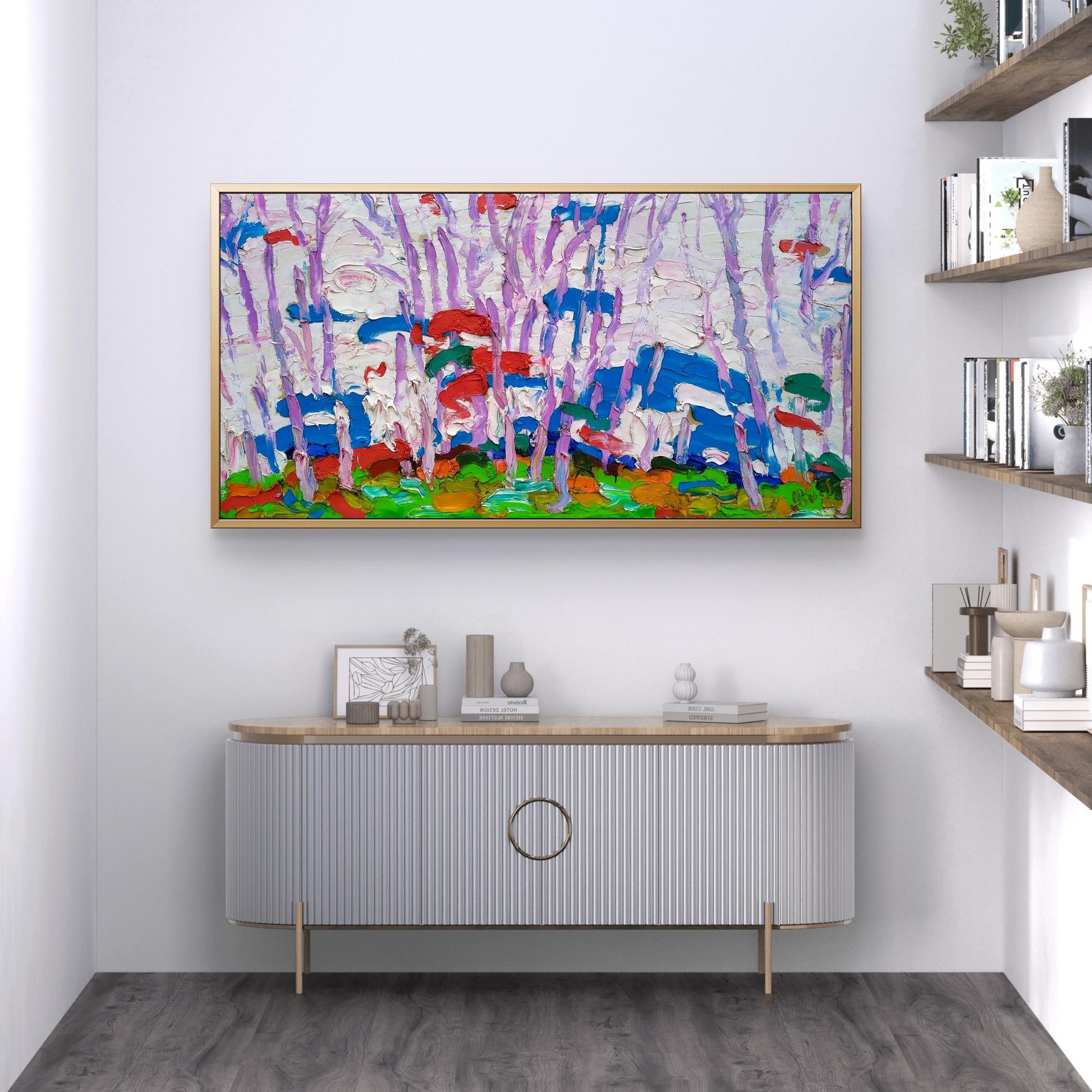 Abstract painting Colors of autumn Oleksiy Dakhnenko