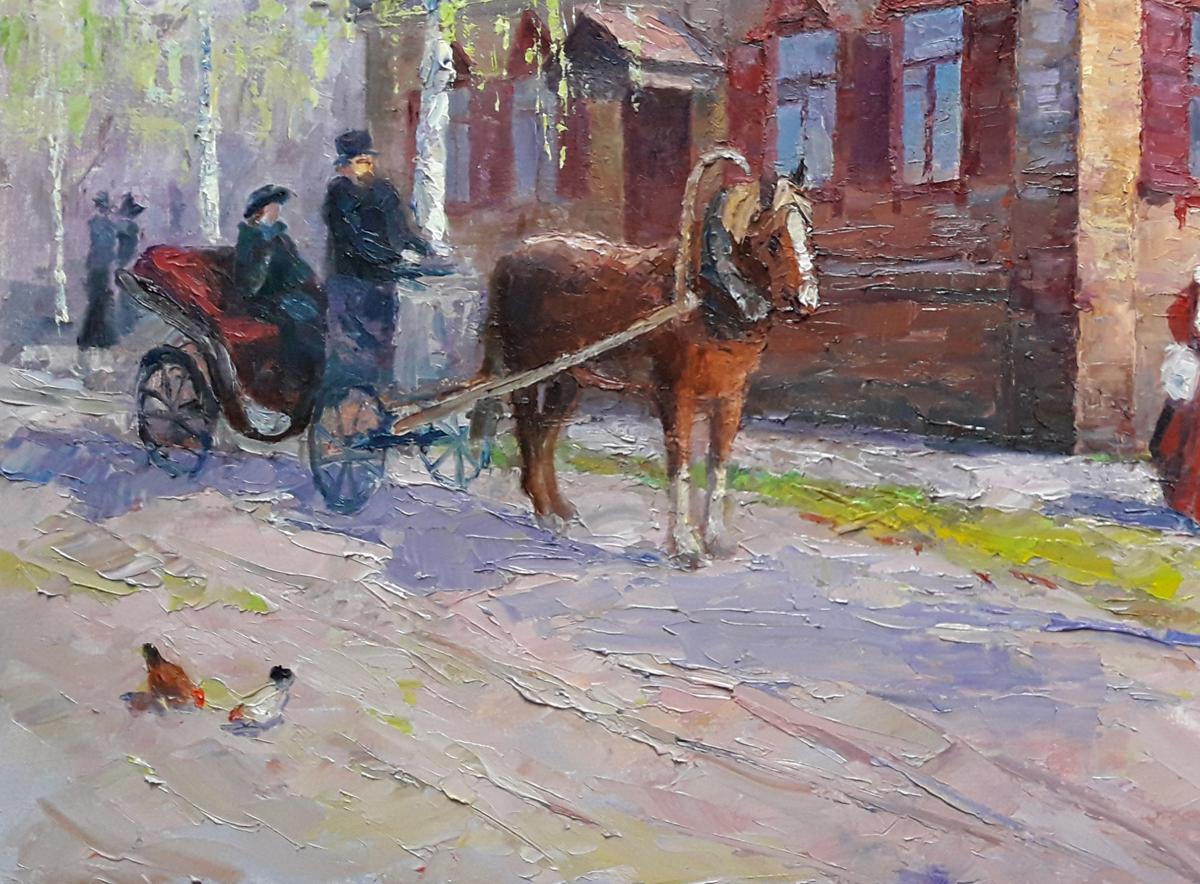 Oil painting Ancient Konotop Serdyuk Boris Petrovich