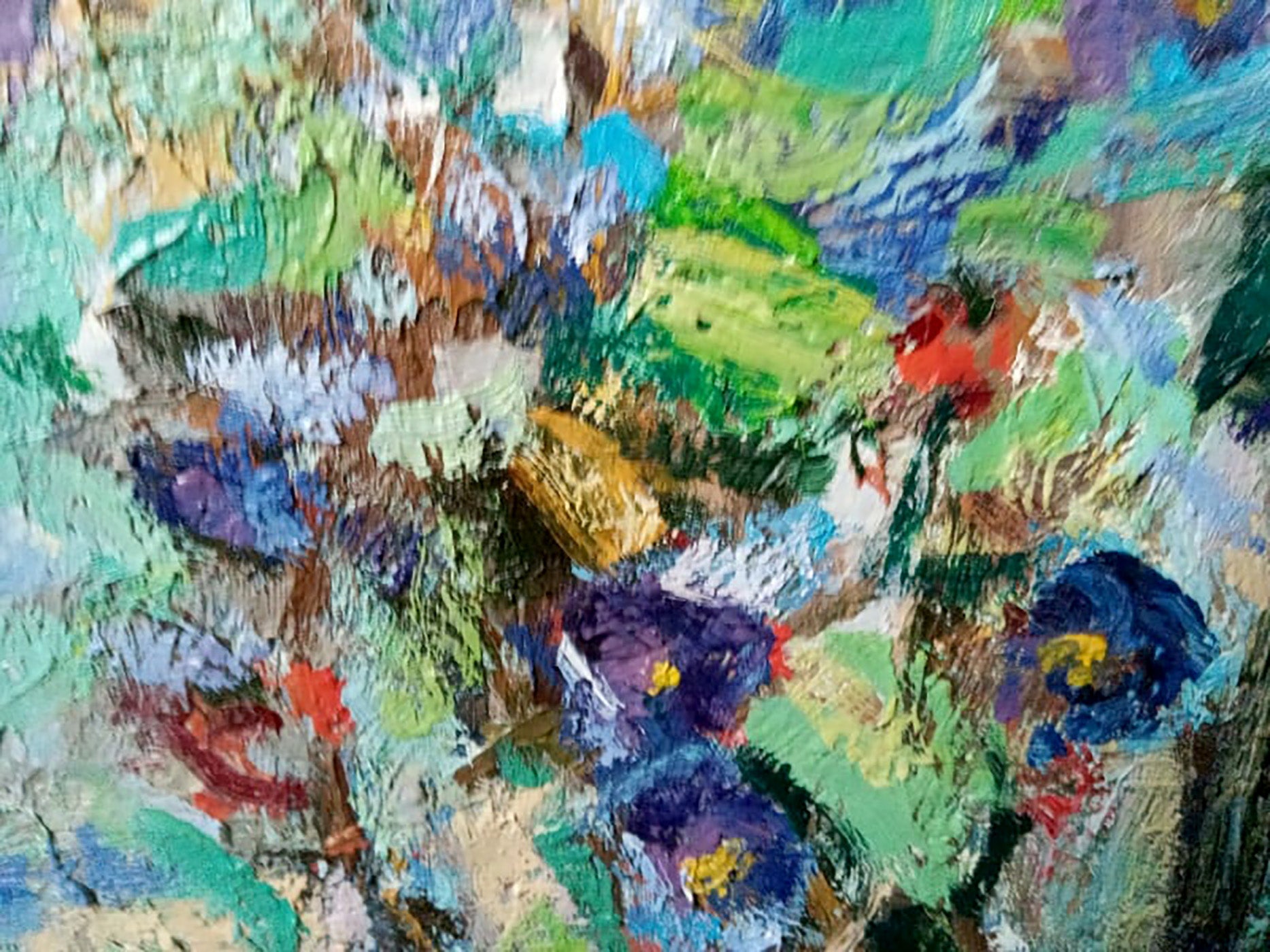 Oil painting Country life 