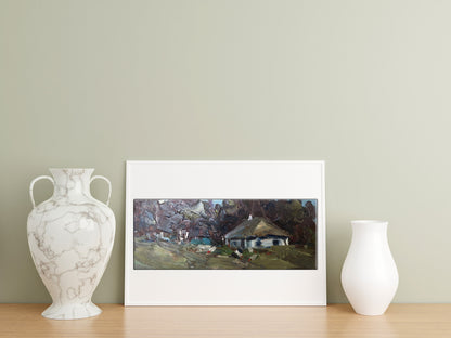 Oil painting House 