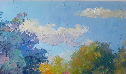 Oil painting On the pasture Serdyuk Boris Petrovich