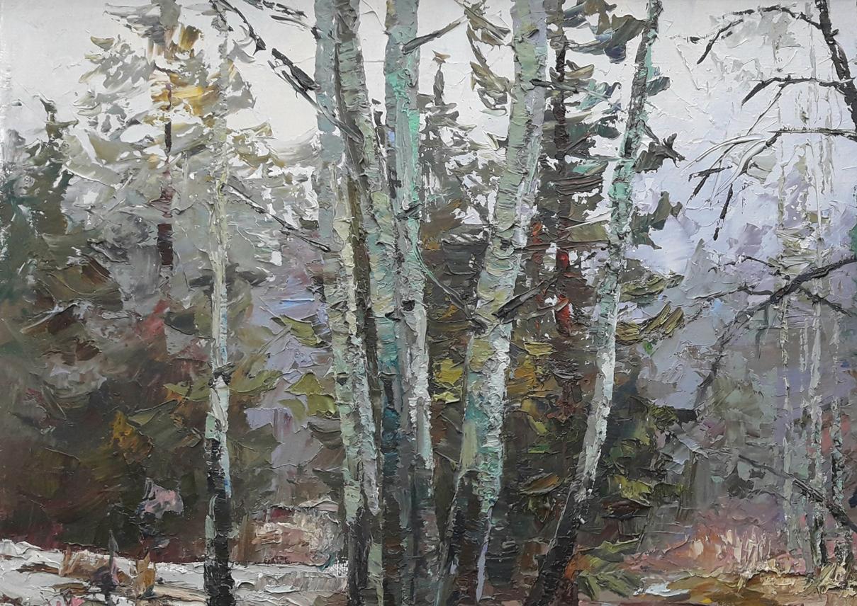 Oil painting Magpie / Serdyuk Boris Petrovich