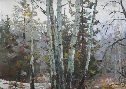 Oil painting Magpie / Serdyuk Boris Petrovich