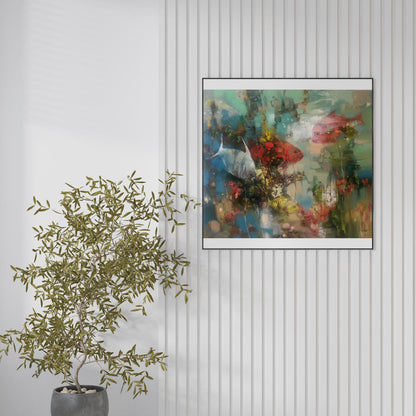Abstract oil painting Fish Anatoly Tarabanov