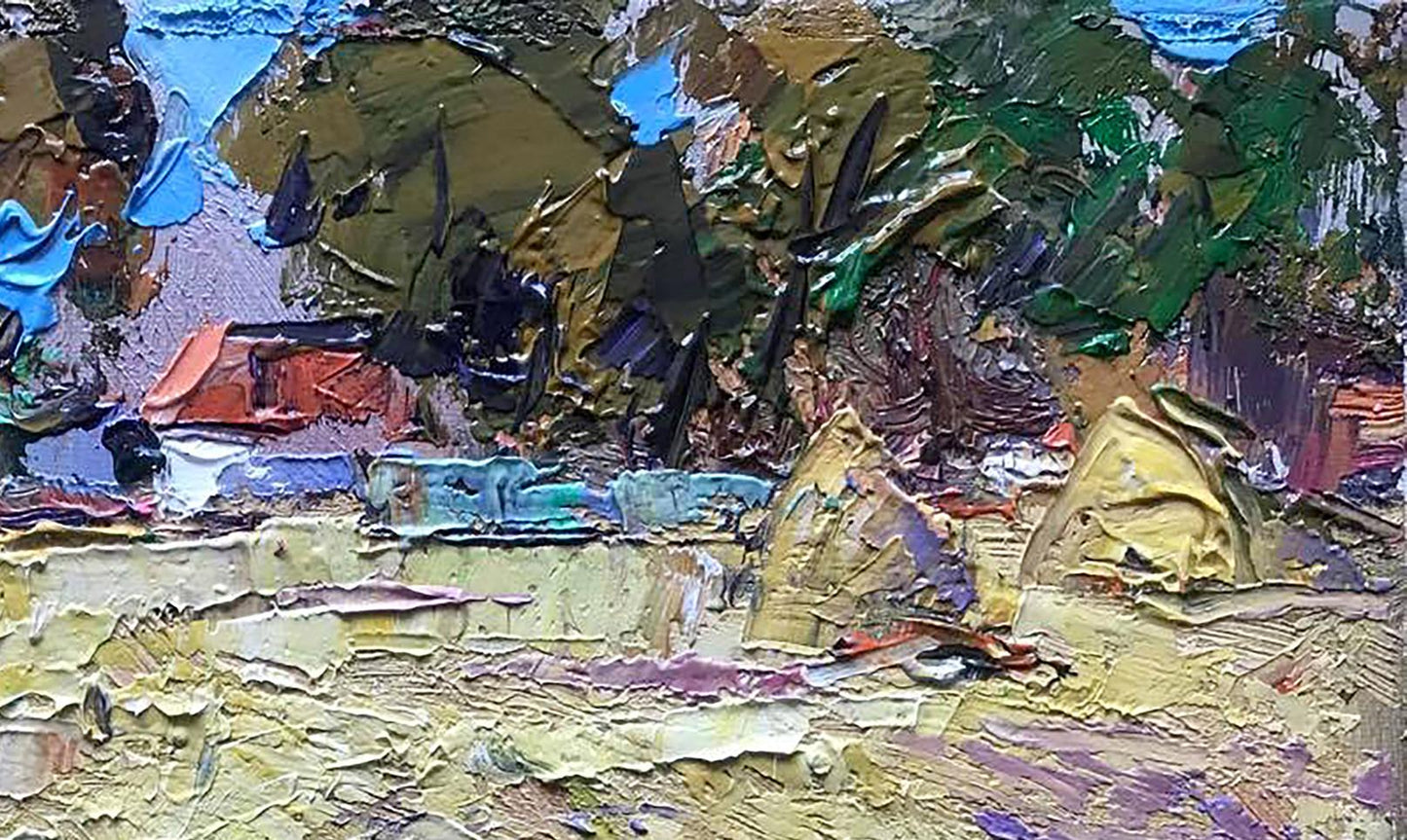 Village landscape Art 