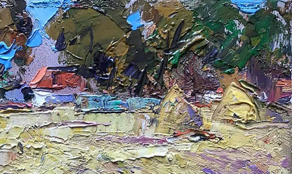 Village landscape Art 