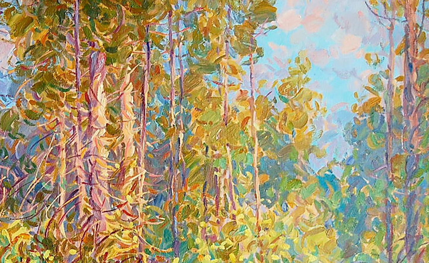 Oil Painting Forest Nature Landscape 
