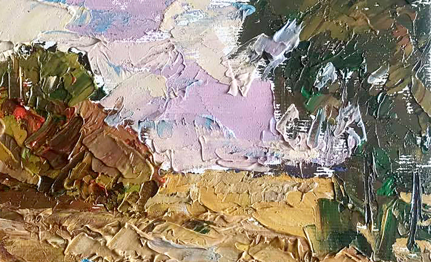 Village landscape Art 