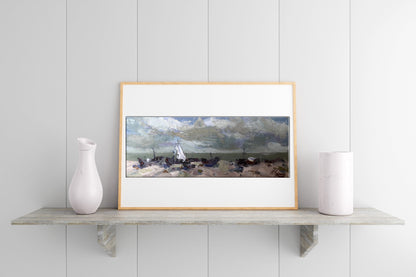 Oil painting Beach 