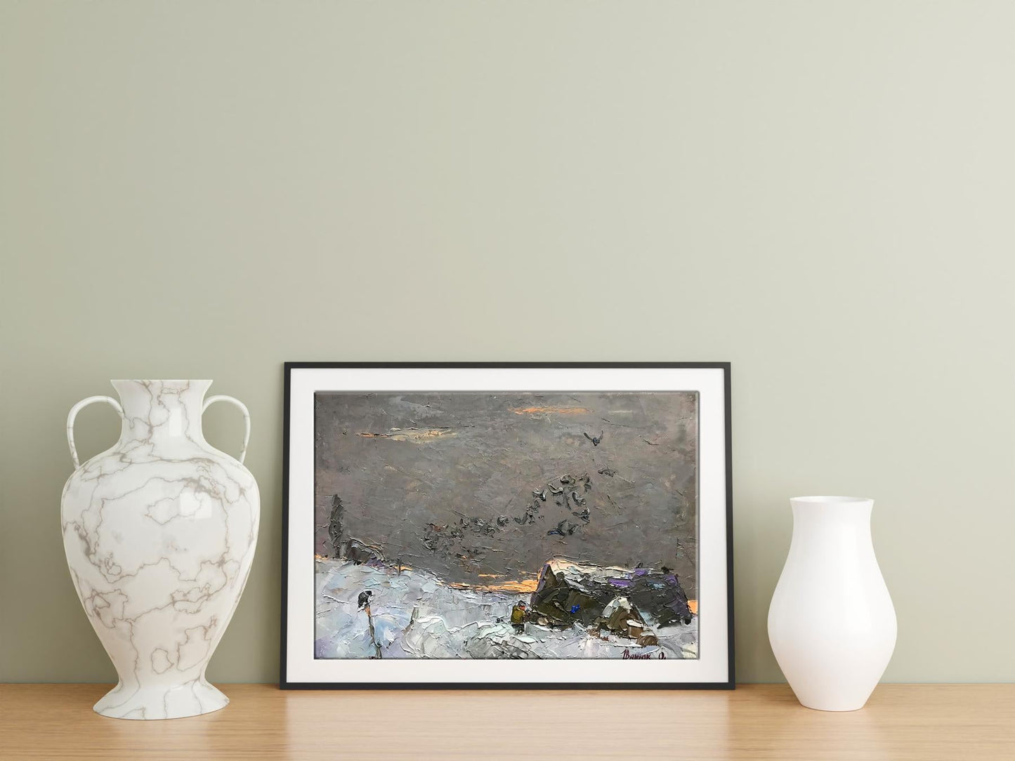 Village landscape Art 