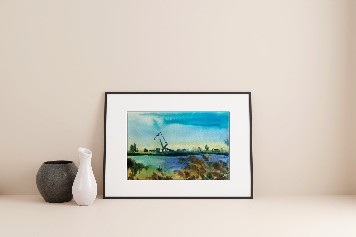 Watercolor painting Berdyansk Svetlana Gramm