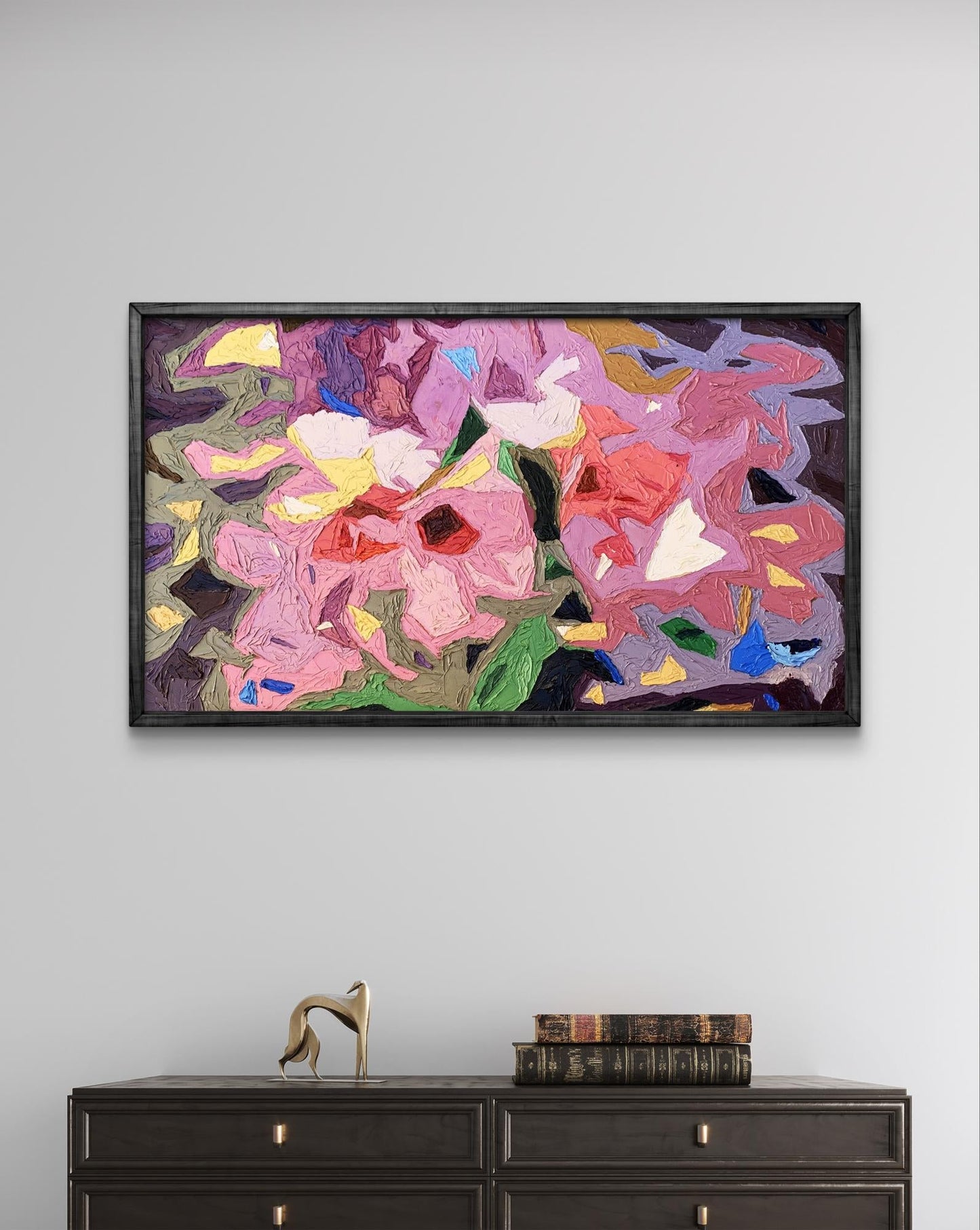 Oil painting Fragments of flowers Oleksandr Gukalov