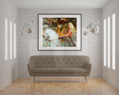 Abstract oil painting Victoria Anatoly Borisovich Tarabanov