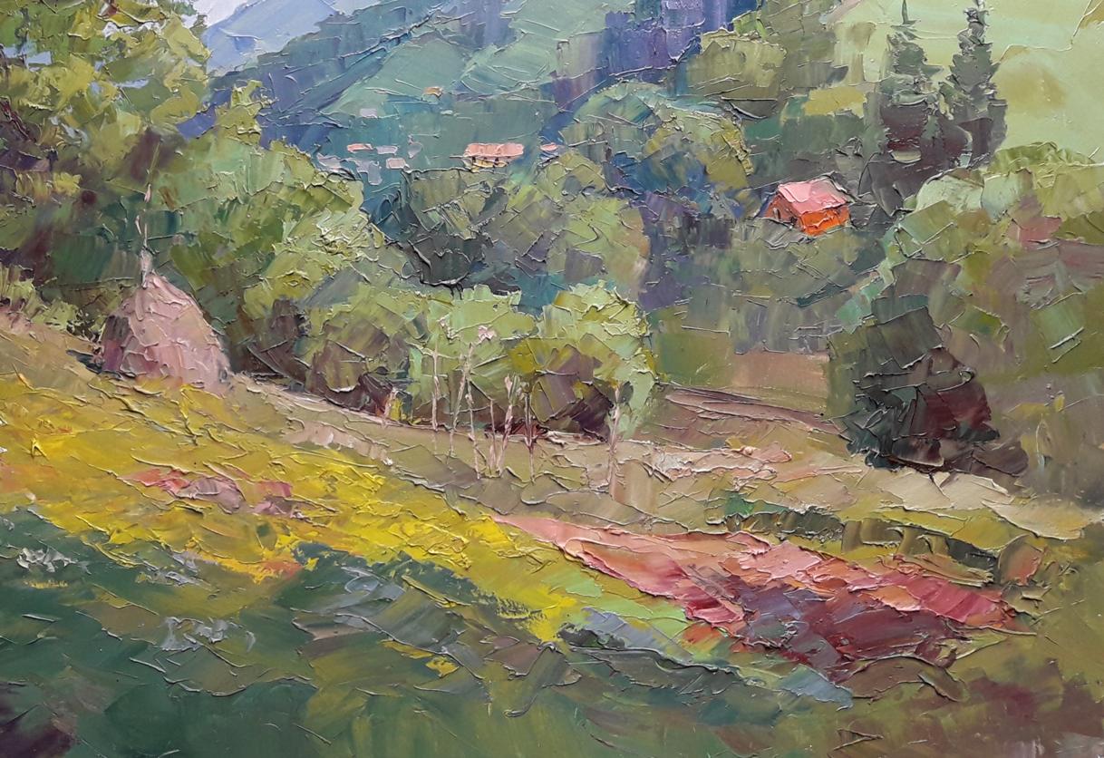 Oil painting Mountain expanses Serdyuk Boris Petrovich