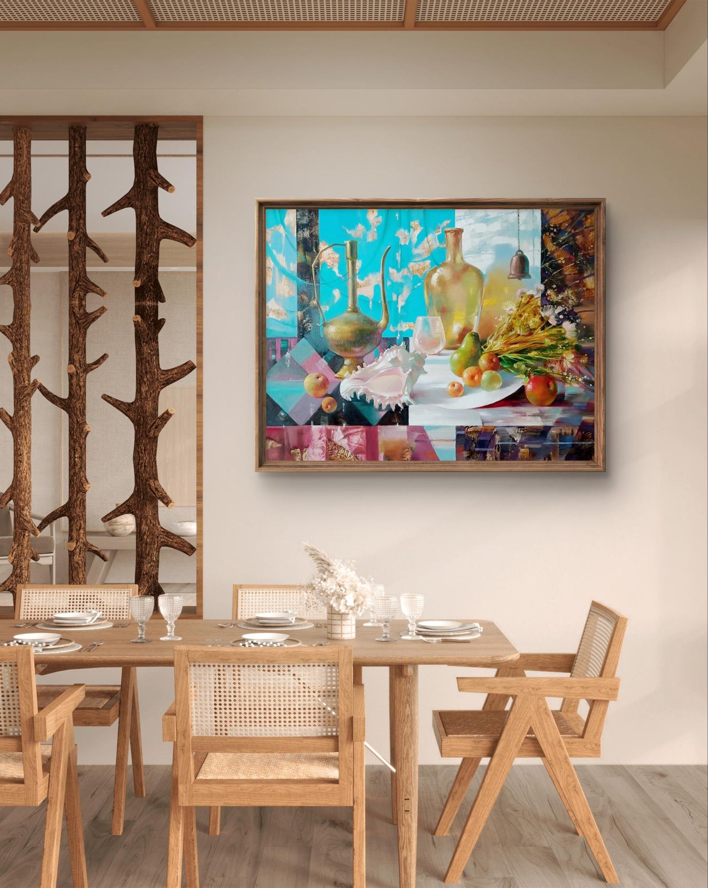 Abstract oil painting Bright morning Anatoly Tarabanov