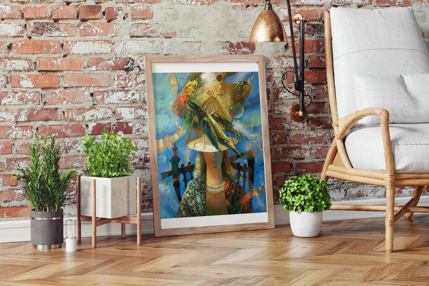 Abstract oil painting 