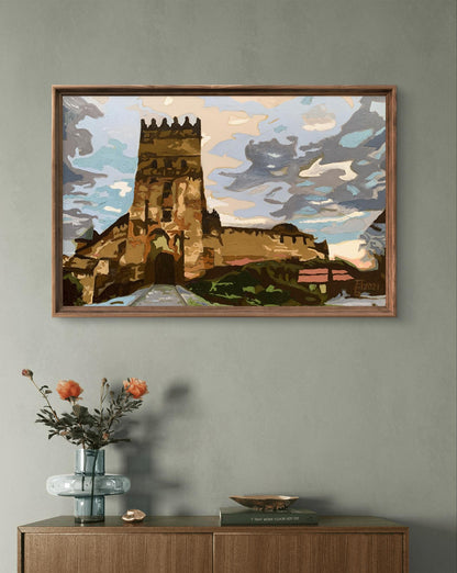 Oil painting Impregnable fortress Oleksandr Gukalov