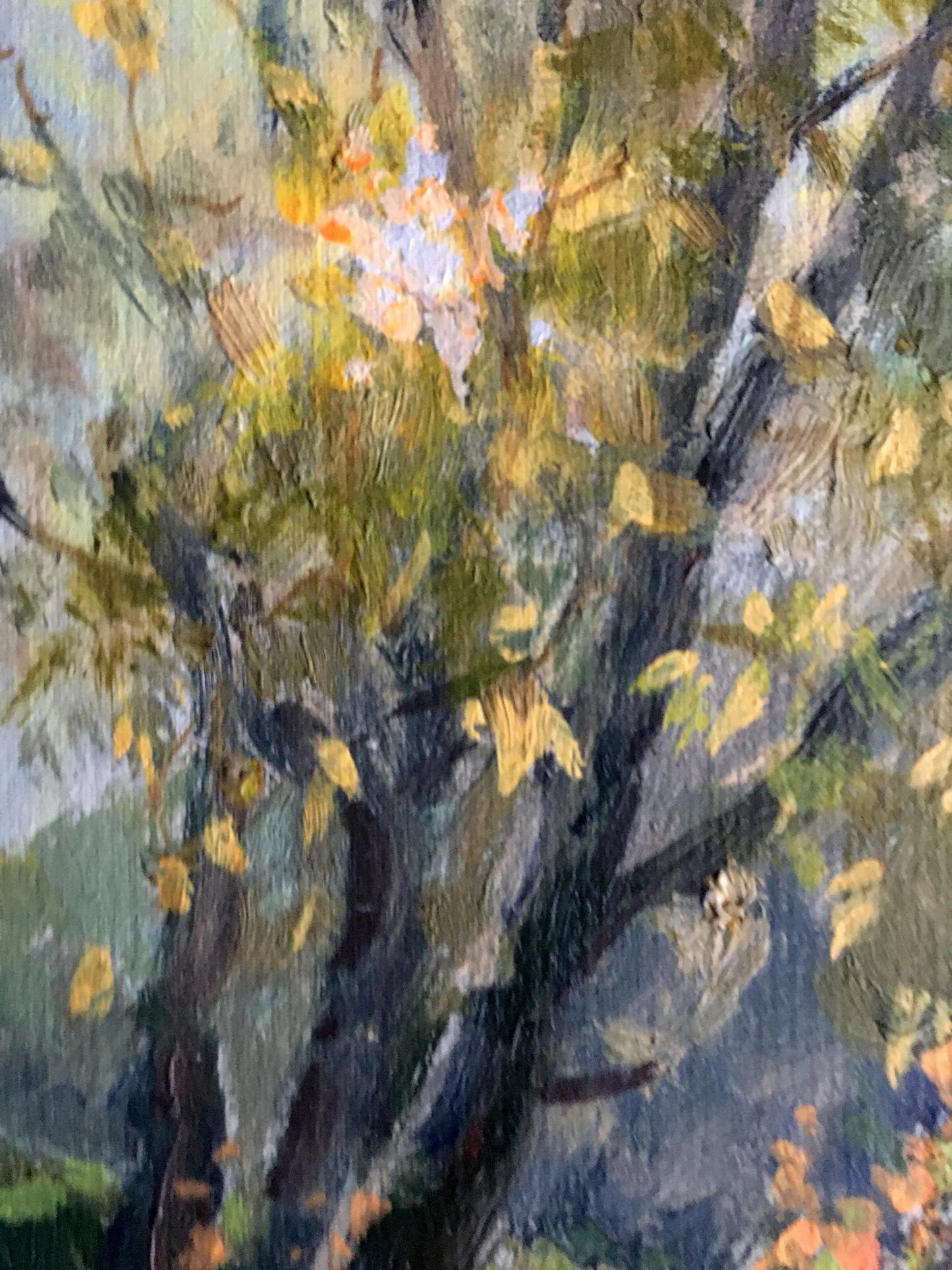 Forest Scene with Autumnal Waters in Oil: Painting by Vladimir Batrakov