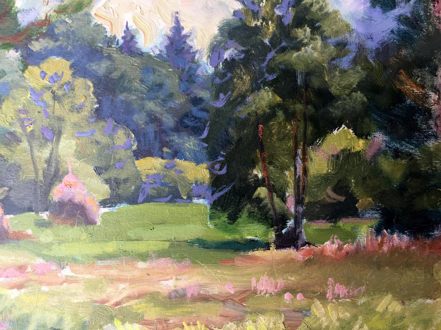 Oil painting September day Batrakov Vladimir Grigorievich