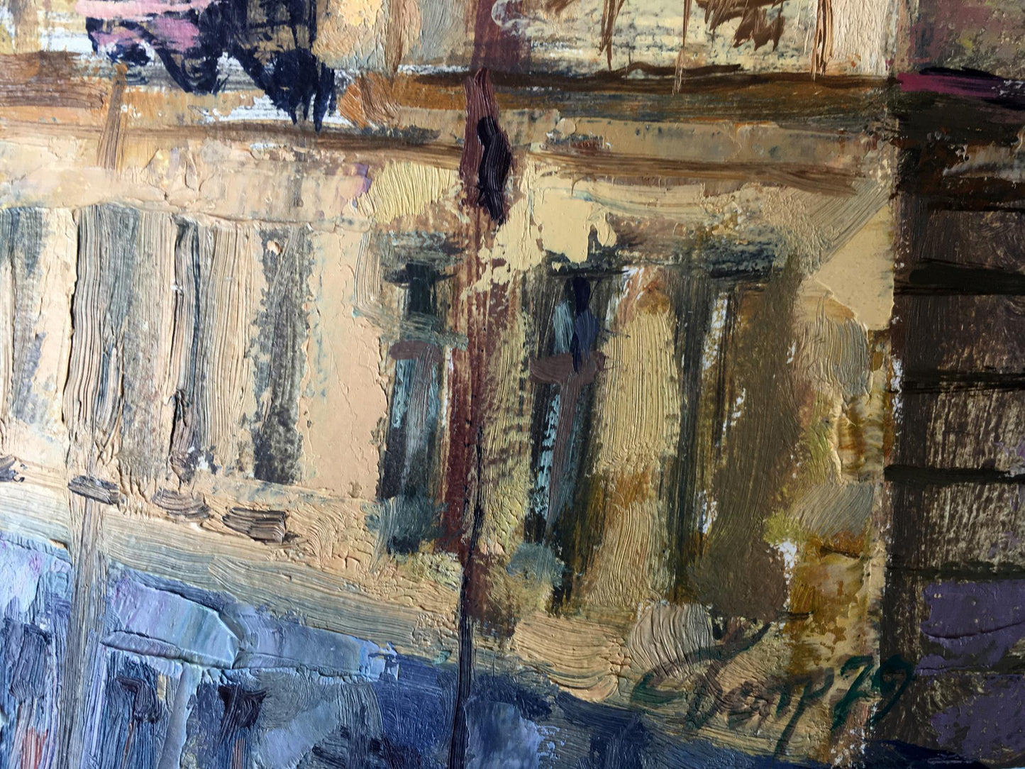 Oil painting Lviv landscape Batrakov Vladimir Grigorievich