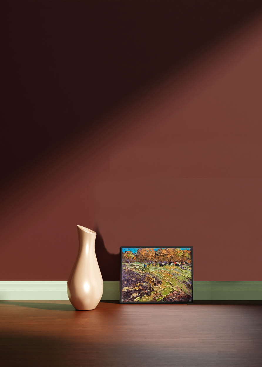 Village landscape Art 