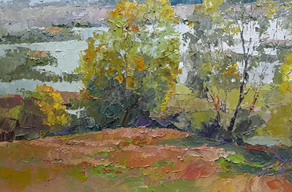 Open Spaces depicted in oil by Boris Petrovich Serdyuk