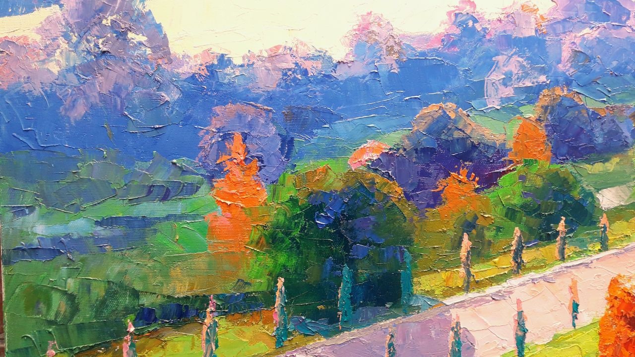 Oil Artwork: Vyshnevets by Serdyuk Boris Petrovich