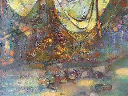 Abstract  Oil painting