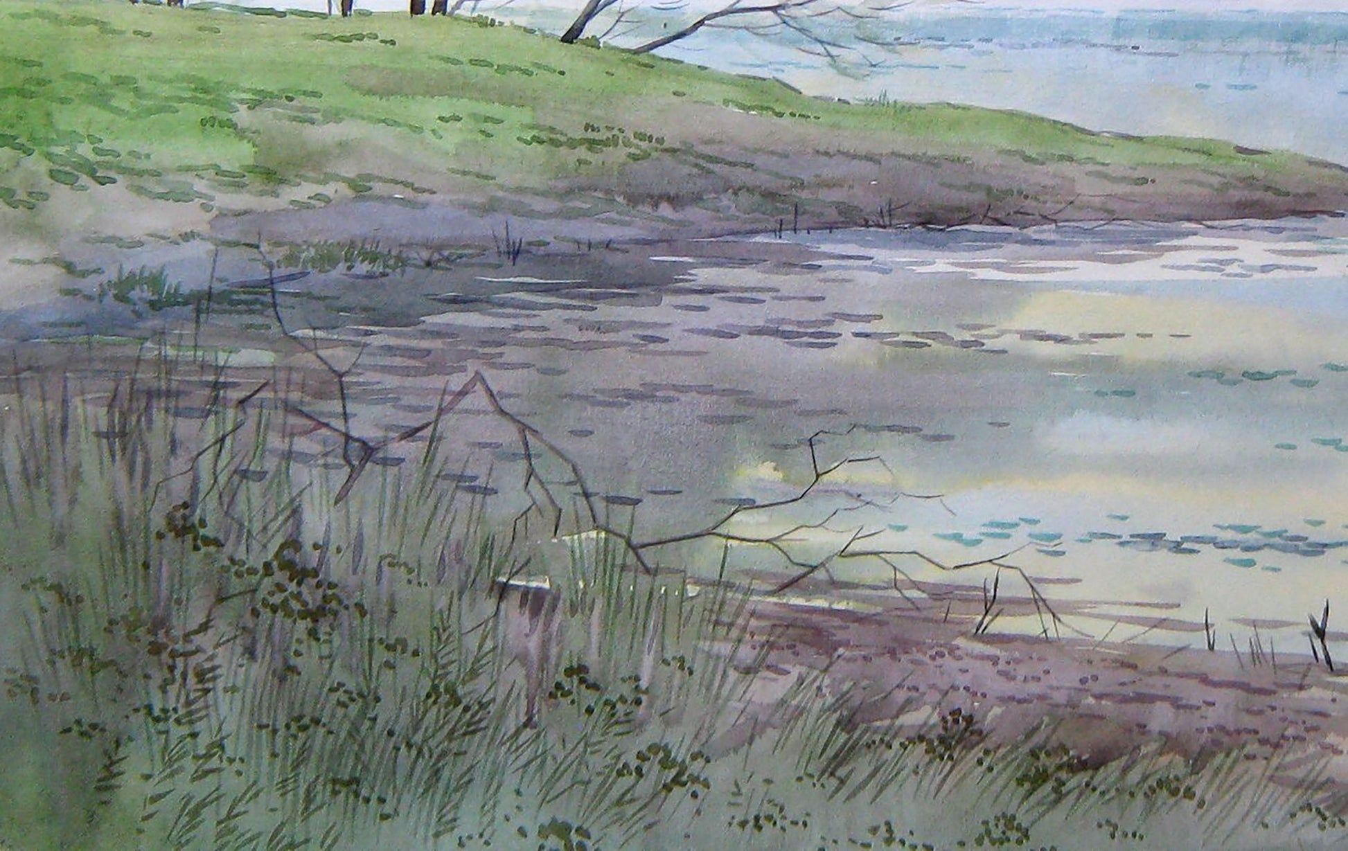 Savenets Valery portrays the beauty of spring through watercolor