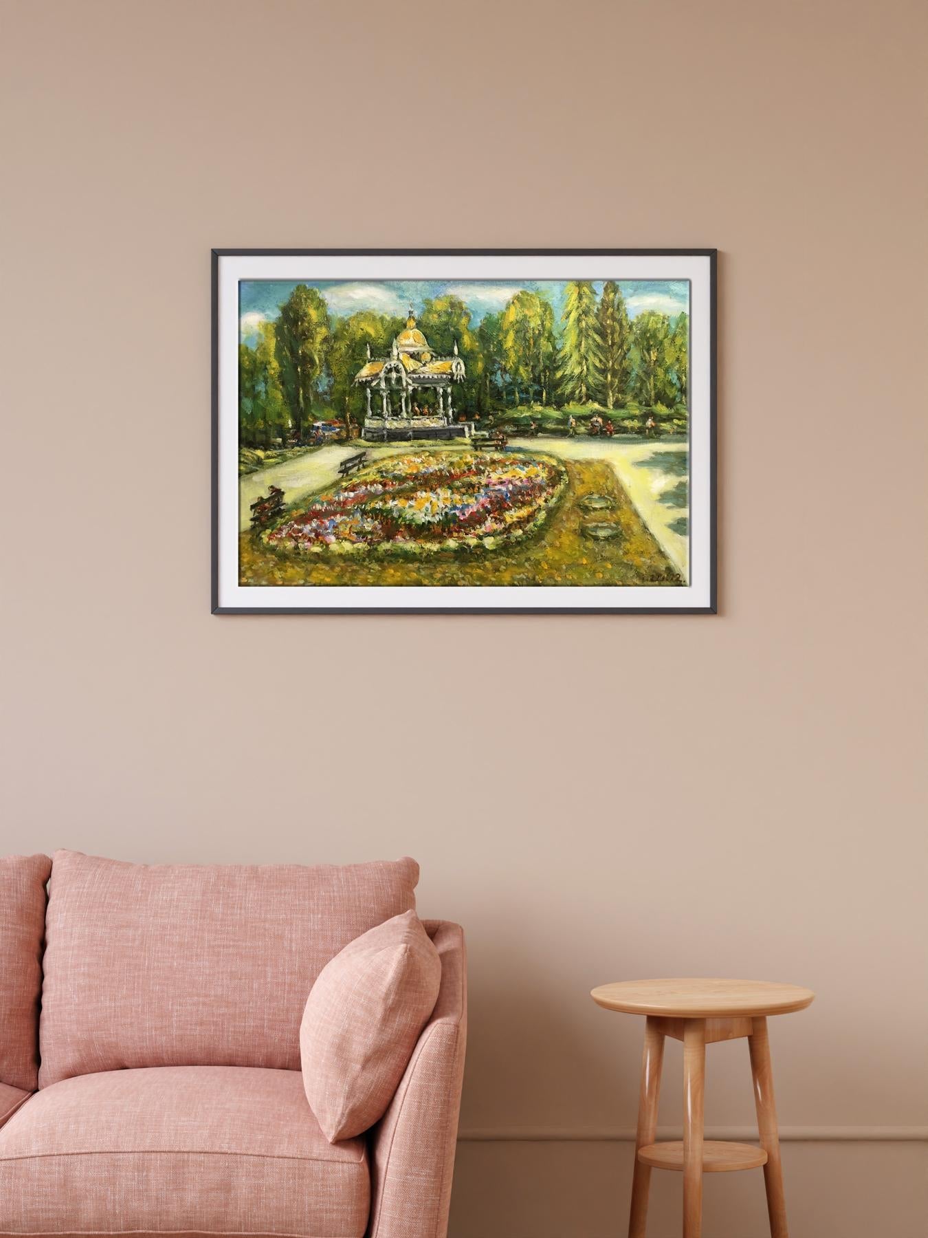 Oil painting Garden 