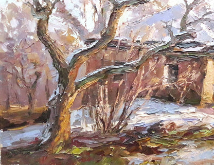 Village landscape Art 