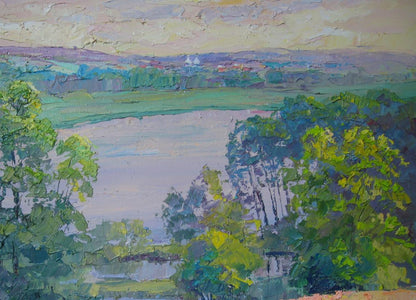 Oil painting Motherland Serdyuk Boris Petrovich