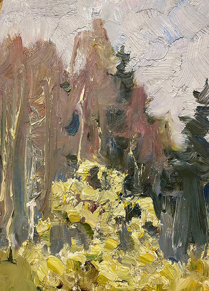 Oil painting Silence Singaevsky Vladimir Ivanovich