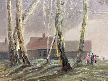 Oil painting On the lake Shariy Anatoly Ivanovich